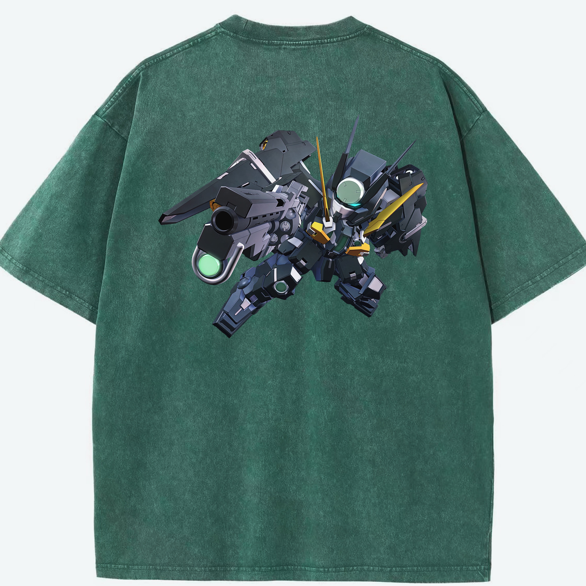 （画像用） 機動戦士ガンダム Mobile Suit Gundam 綿100% ヴィンテージ風 半袖Tシャツ（背面プリント）